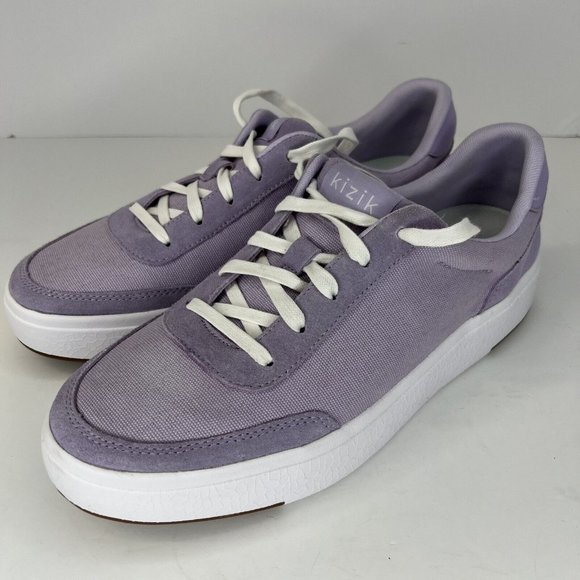 Kizik Shoes - Kizik Prague Violet Knit Suede Women's Size 11 Sneakers Shoes Mint NWOB